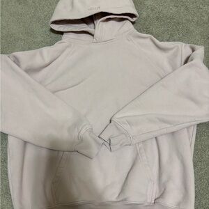 Aritzia Women's Light Pink Hoodie, small flaw
